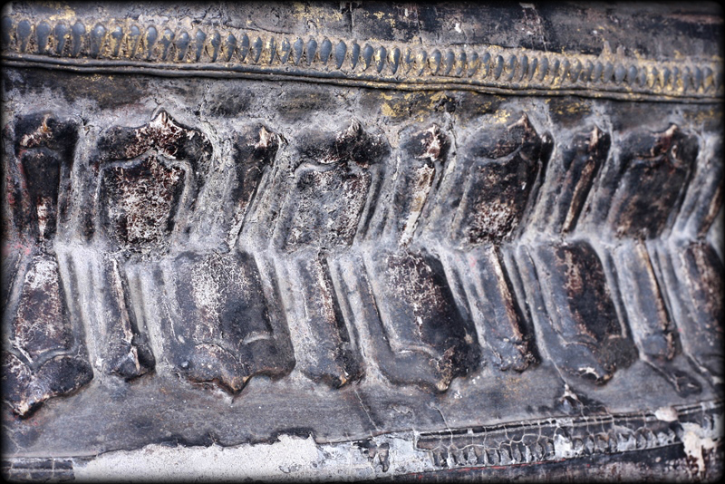 18C Wood Sitting Mon Burmese Buddha # A039